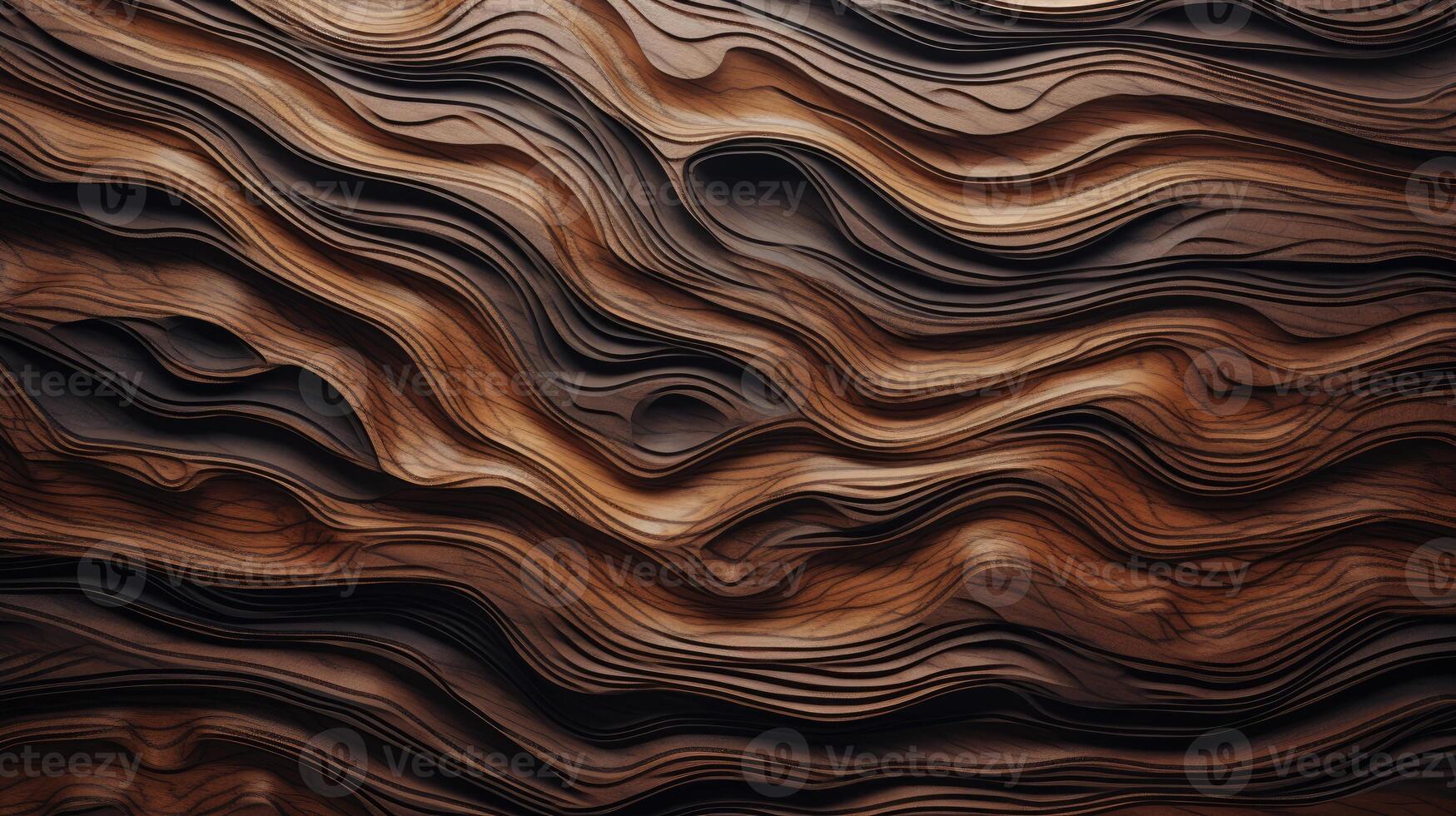 AI generated Delve into the organic warmth of a wooden cut texture. Ai Generated photo