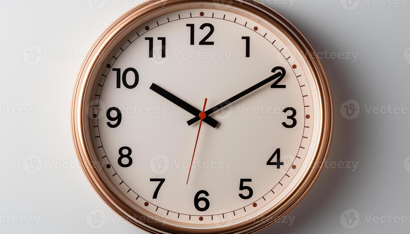 AI generated Clock face symbolizes time, success, and business ideas in office generated by AI photo