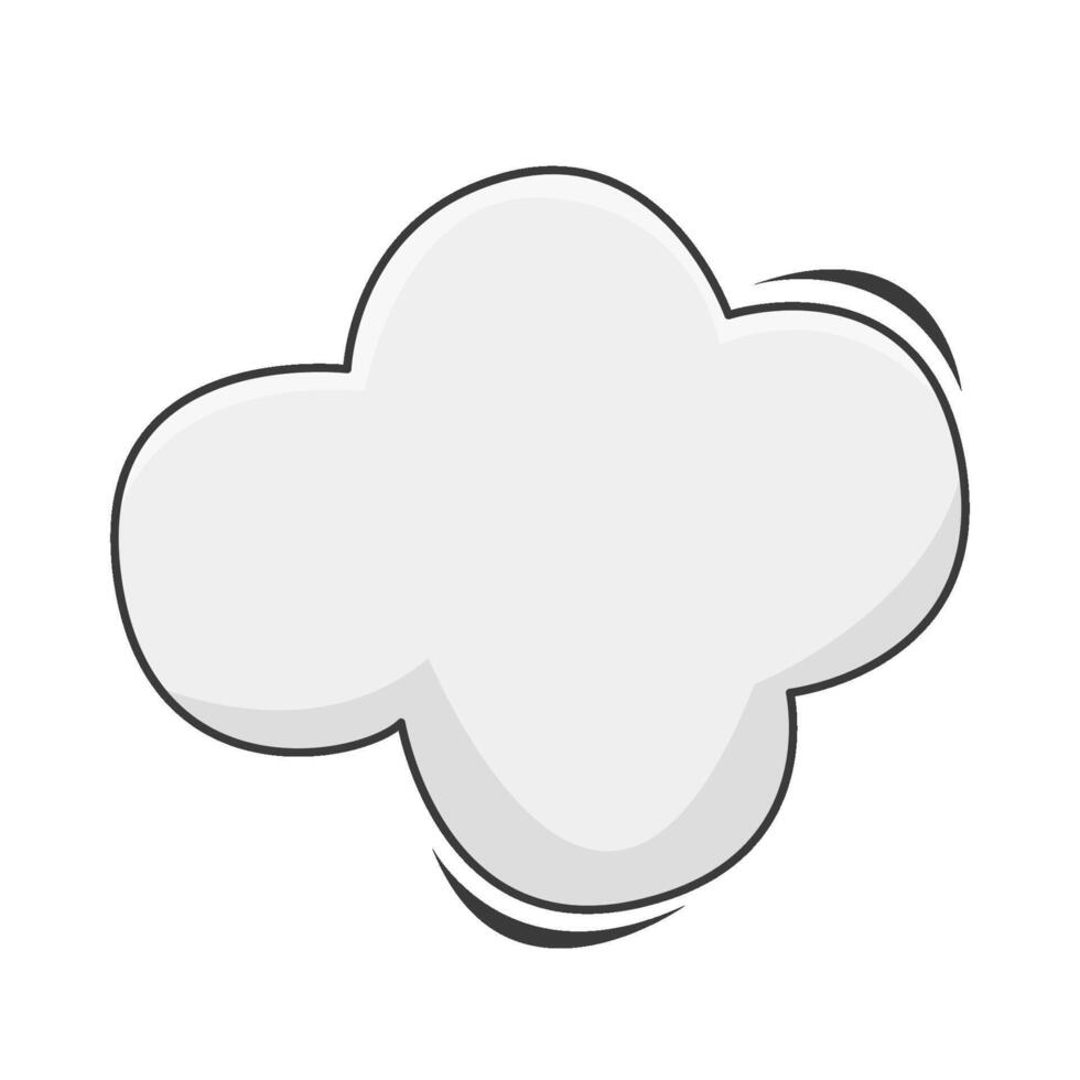 cloud  comic book bubble illustration vector