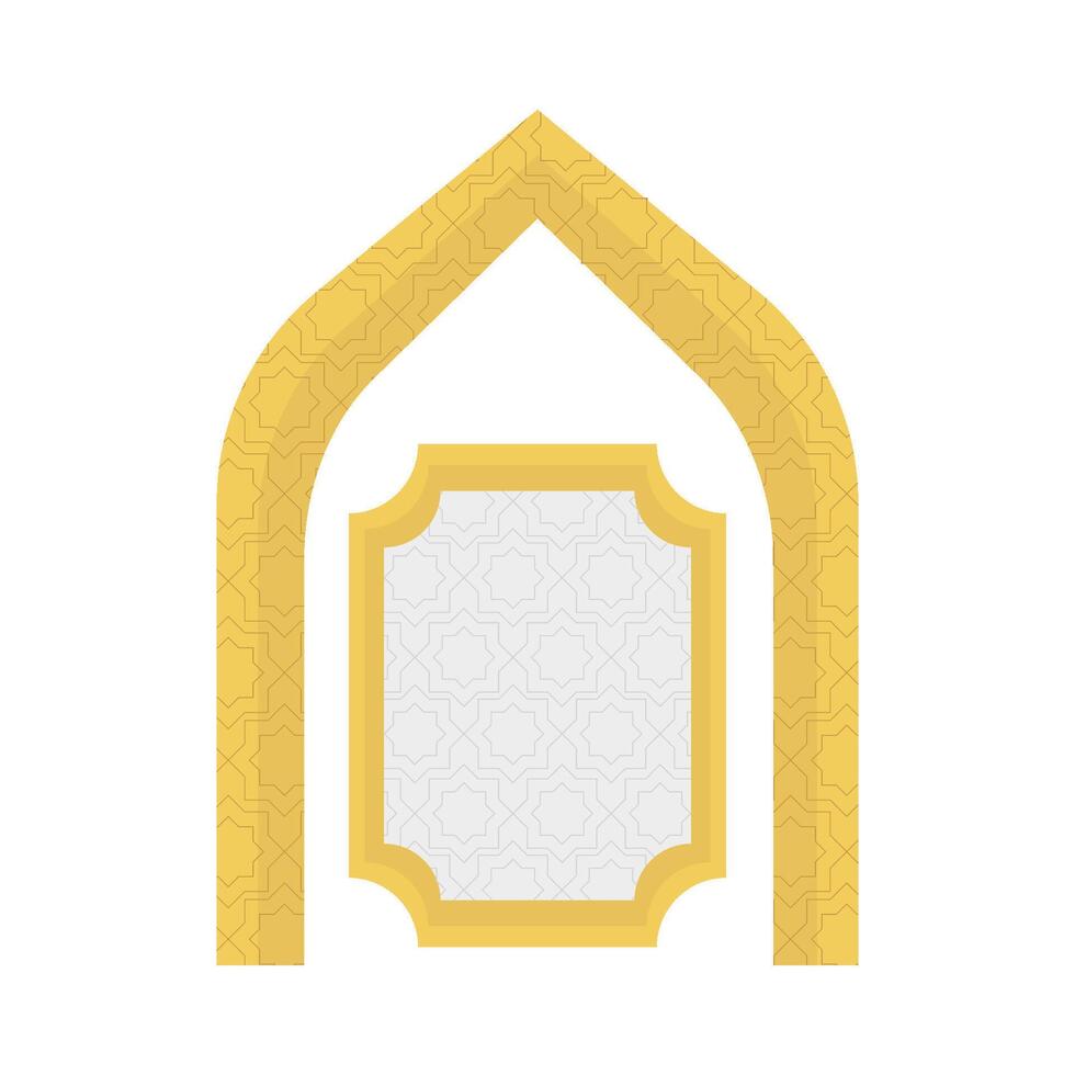 islamic element illustration vector