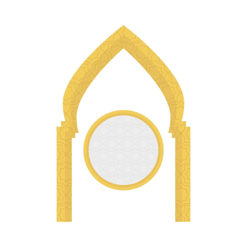 islamic element illustration vector