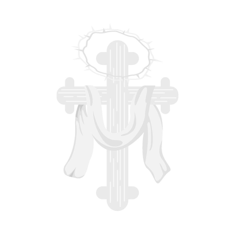 christian cross religious  illustration vector
