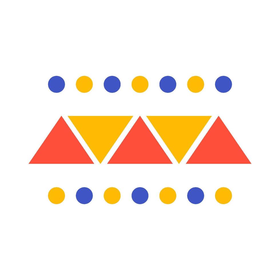Illustration of geometric shapes vector