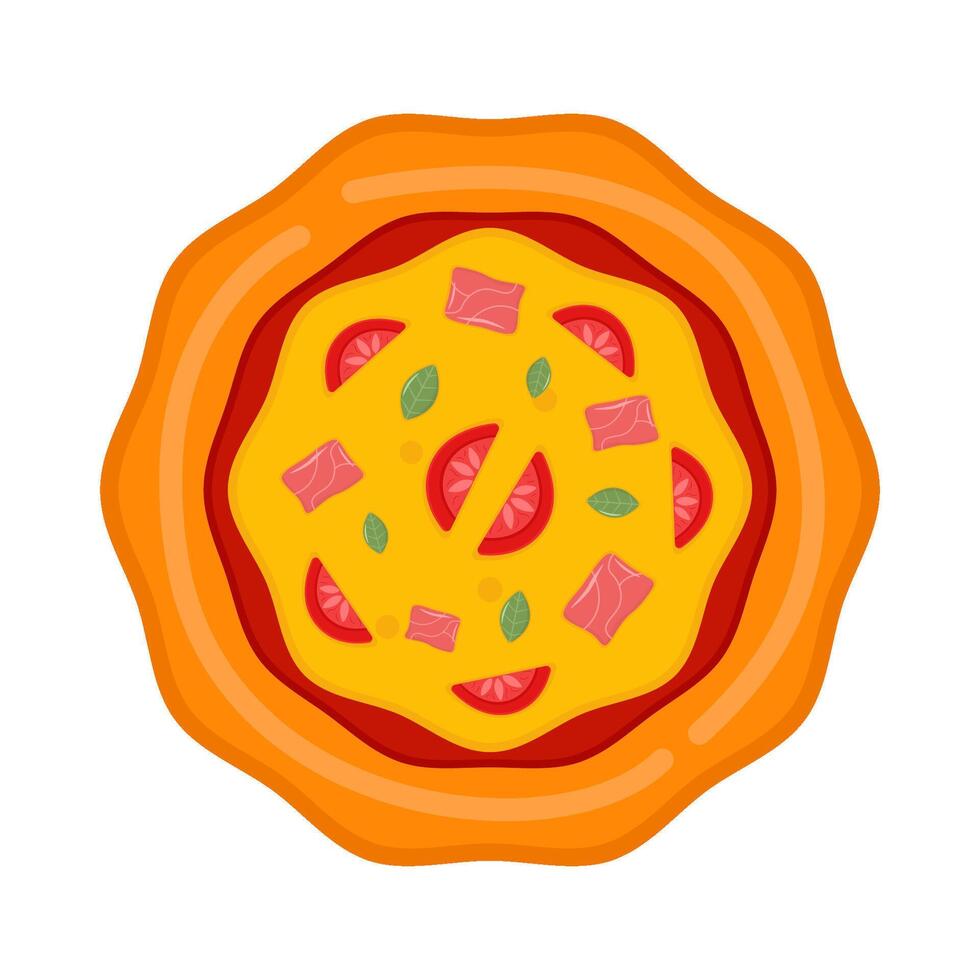 Illustration of pizza vector