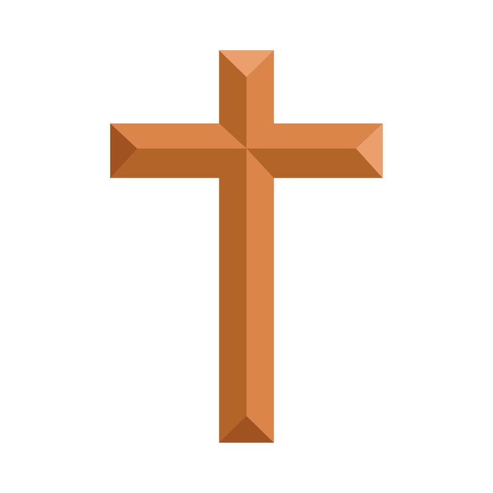 cristiano cruzar religioso ilustración vector
