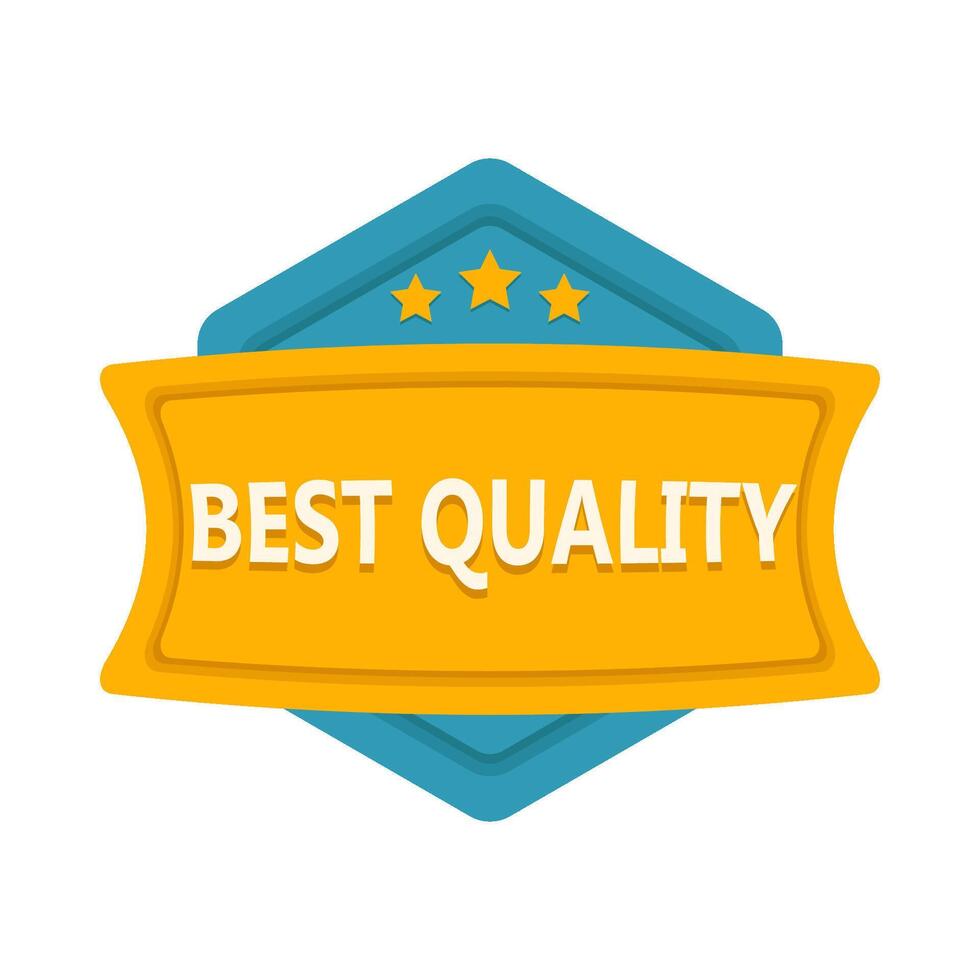 best quality shape illustration vector