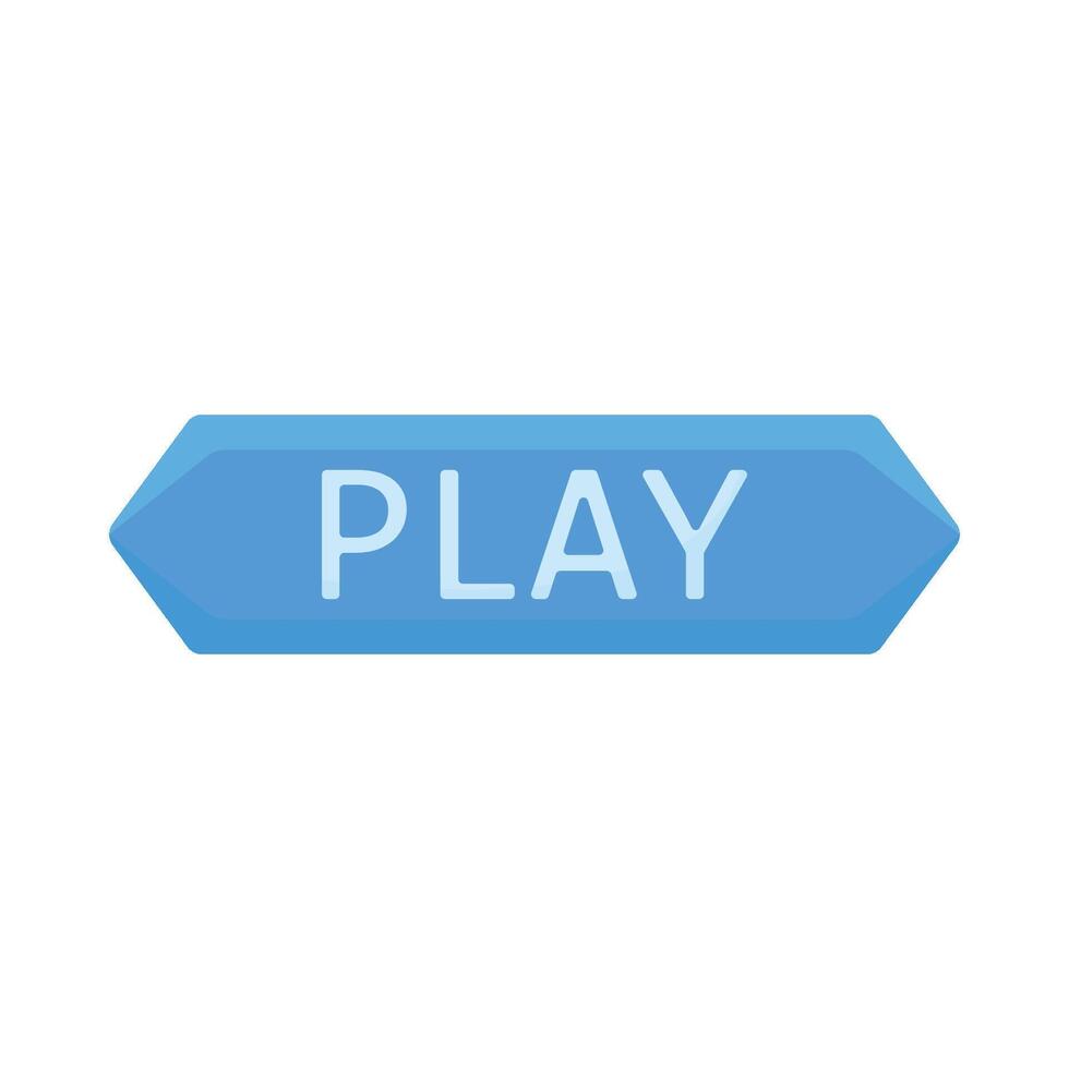 Illustration of play button vector