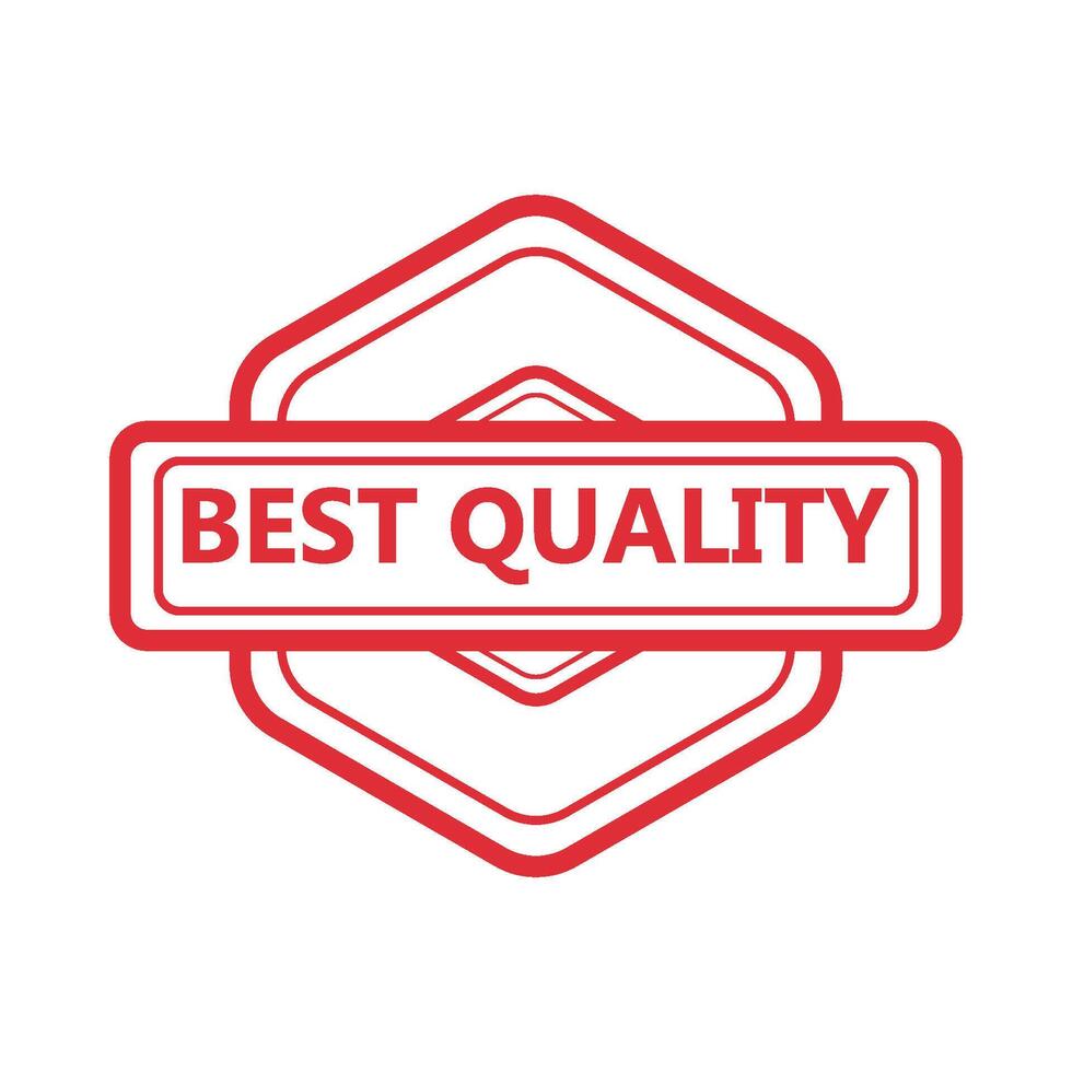 best quality shape stamp illustration vector