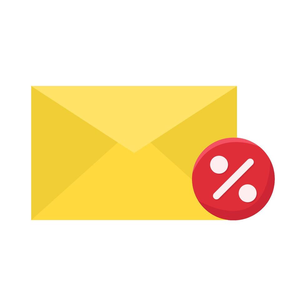 email with sale illustration vector