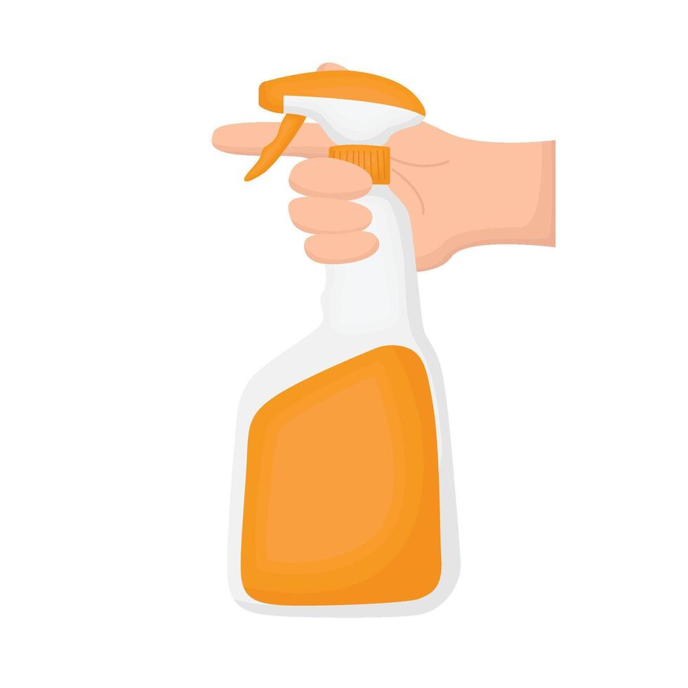 Illustration of spray bottle vector