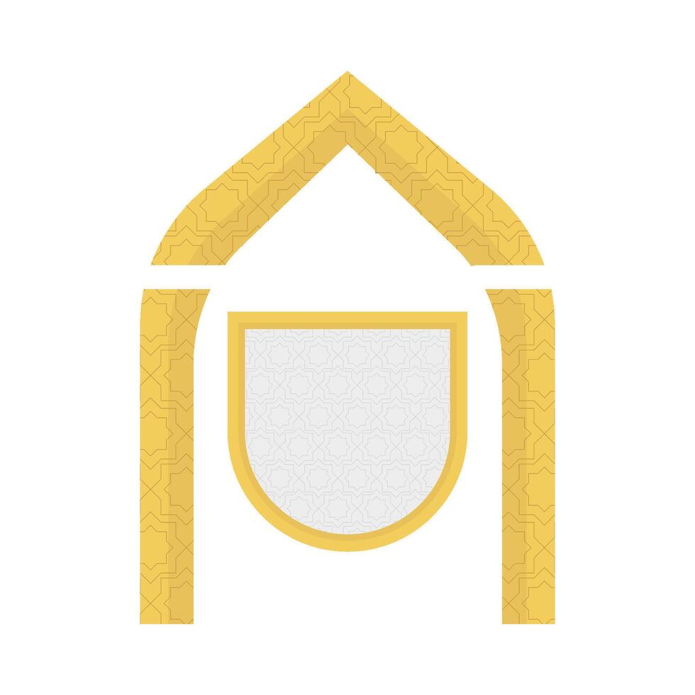 islamic element illustration vector