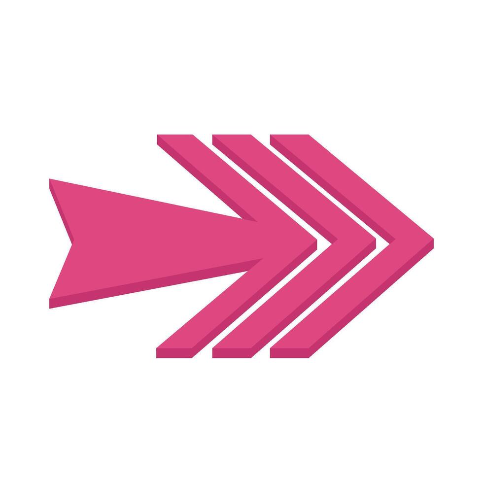 arrow to the right illustration vector