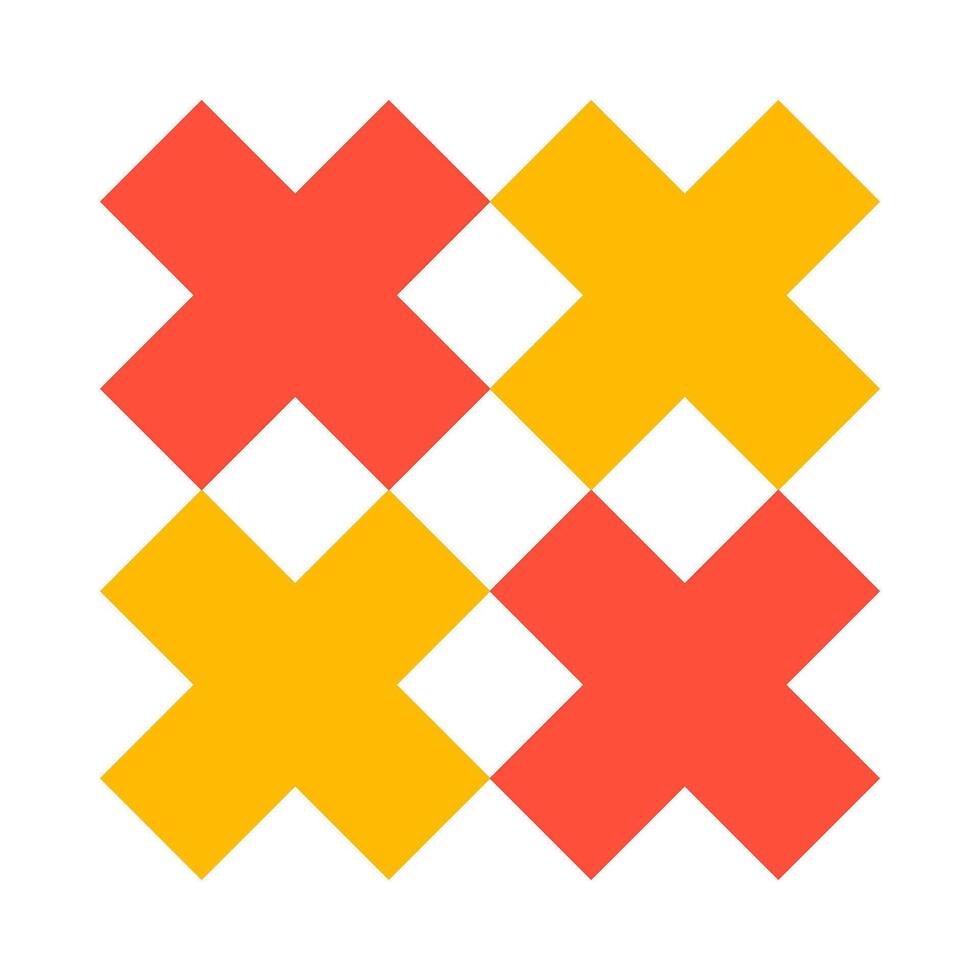 Illustration of geometric shapes vector