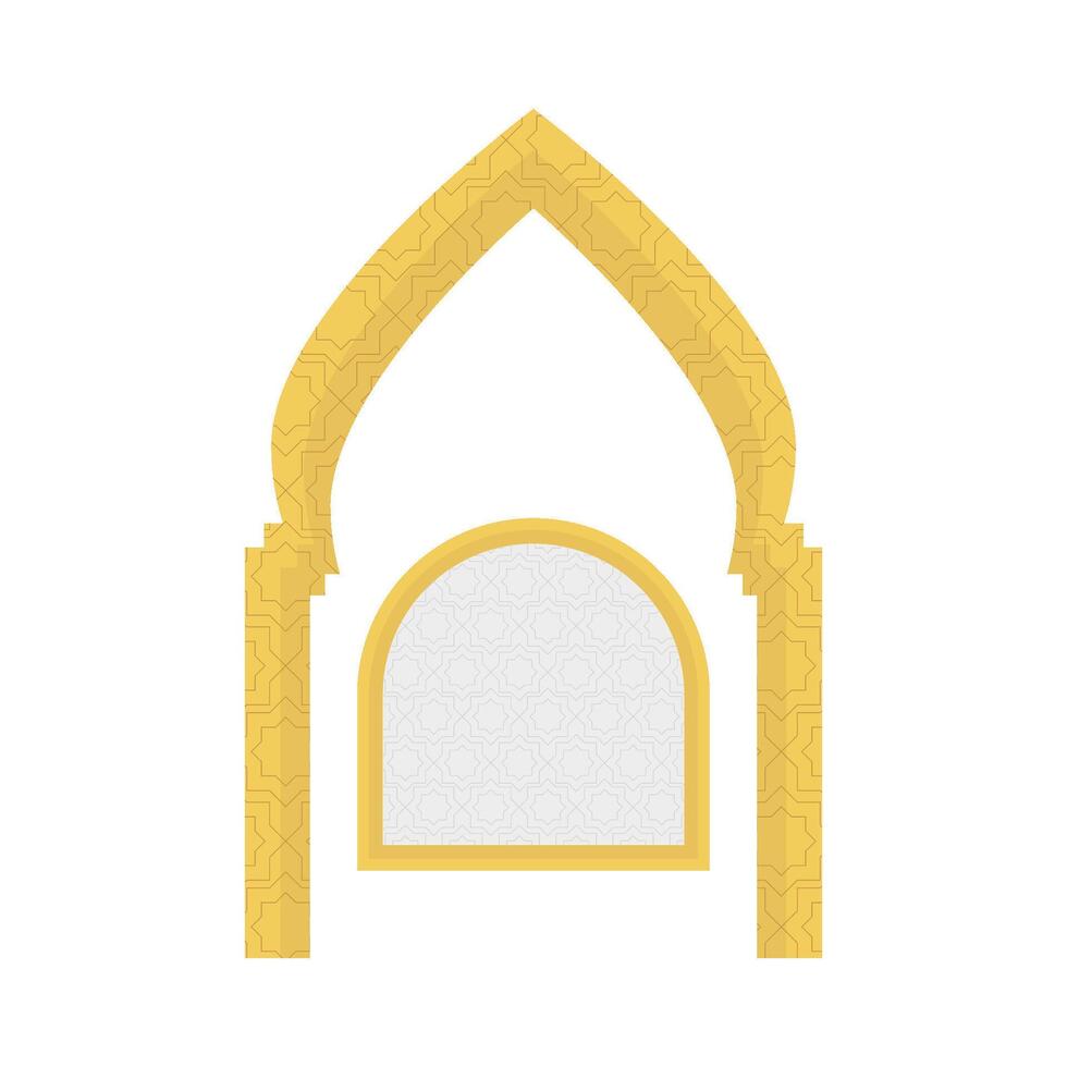 islamic element illustration vector