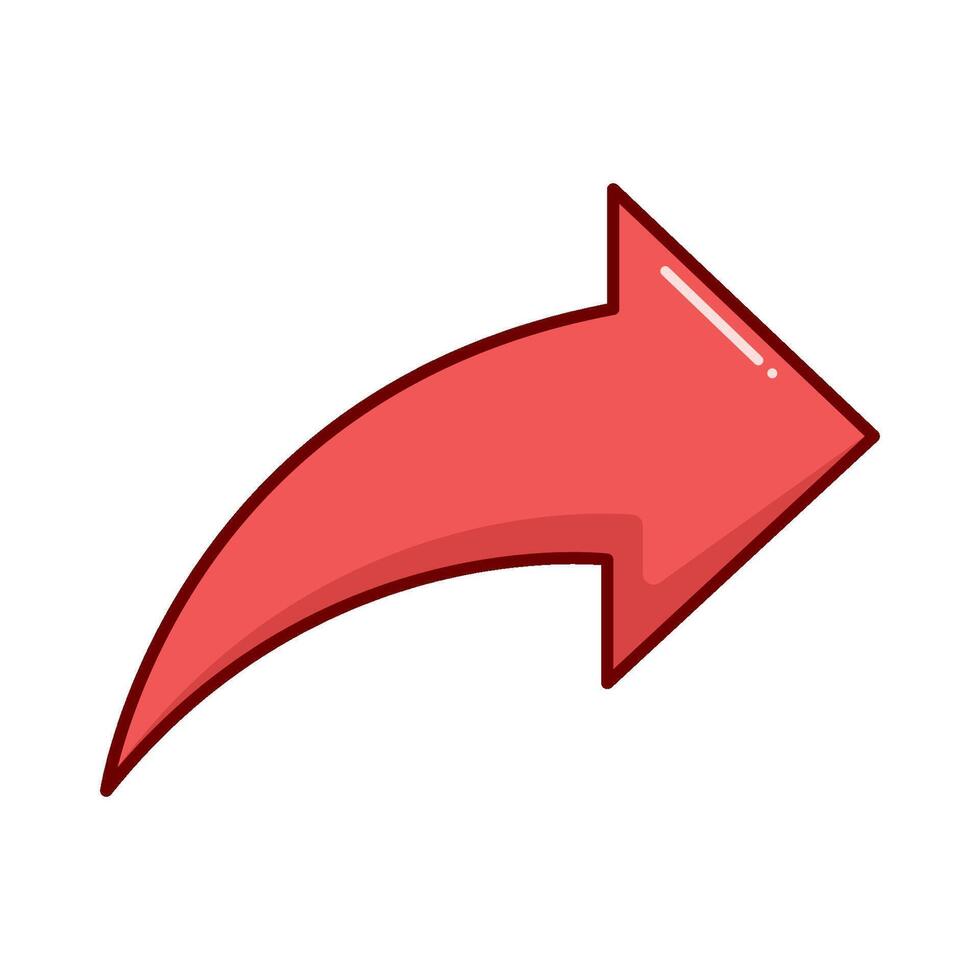 arrow to the right illustration vector