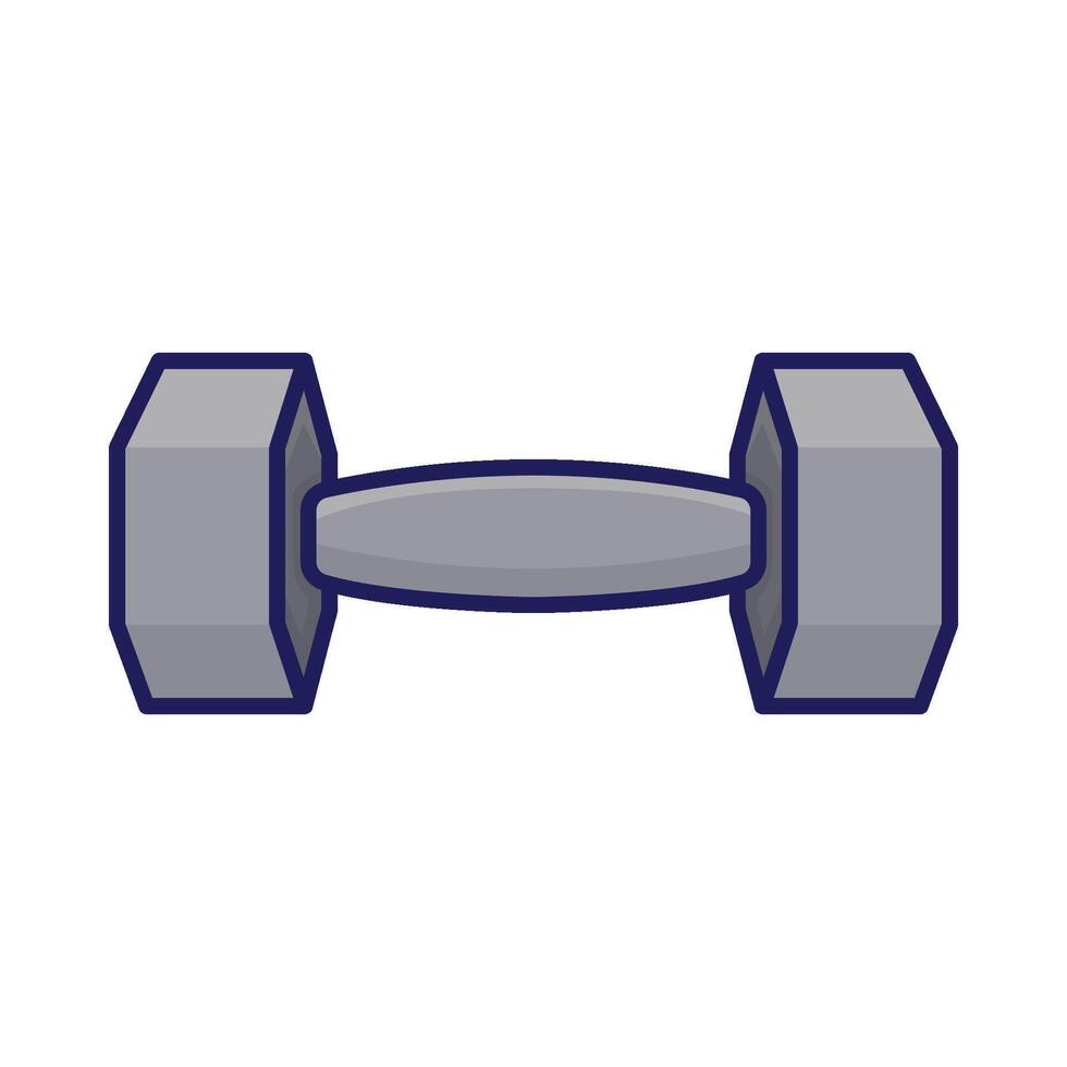 Illustration of barbell vector