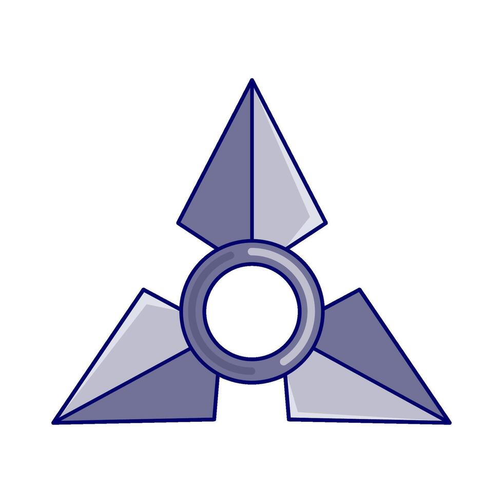 Illustration of shuriken vector