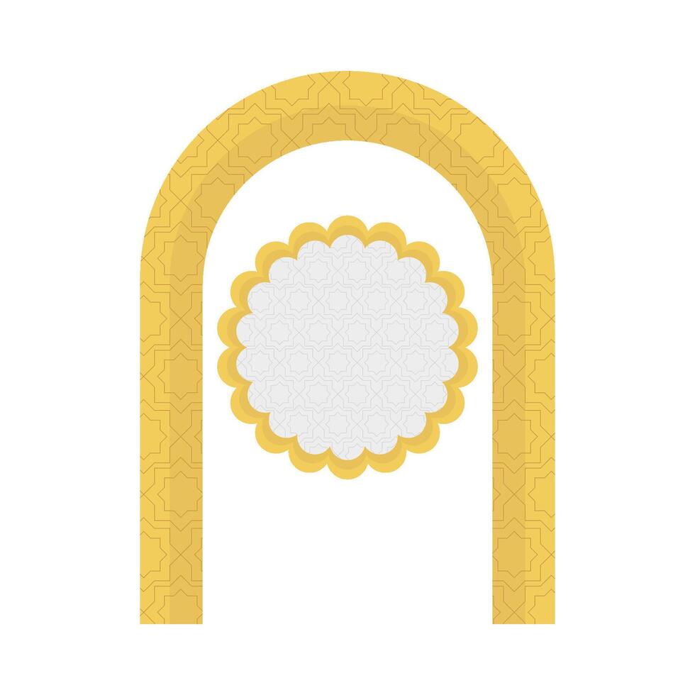 islamic element illustration vector