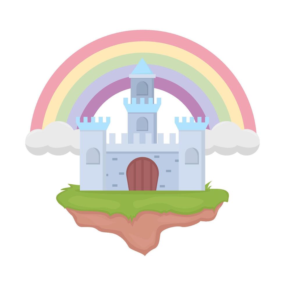 Illustration of castle vector