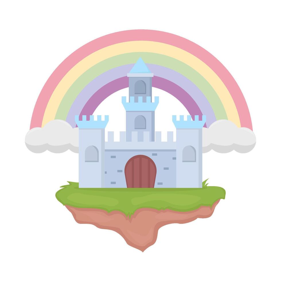 ilustración del castillo vector