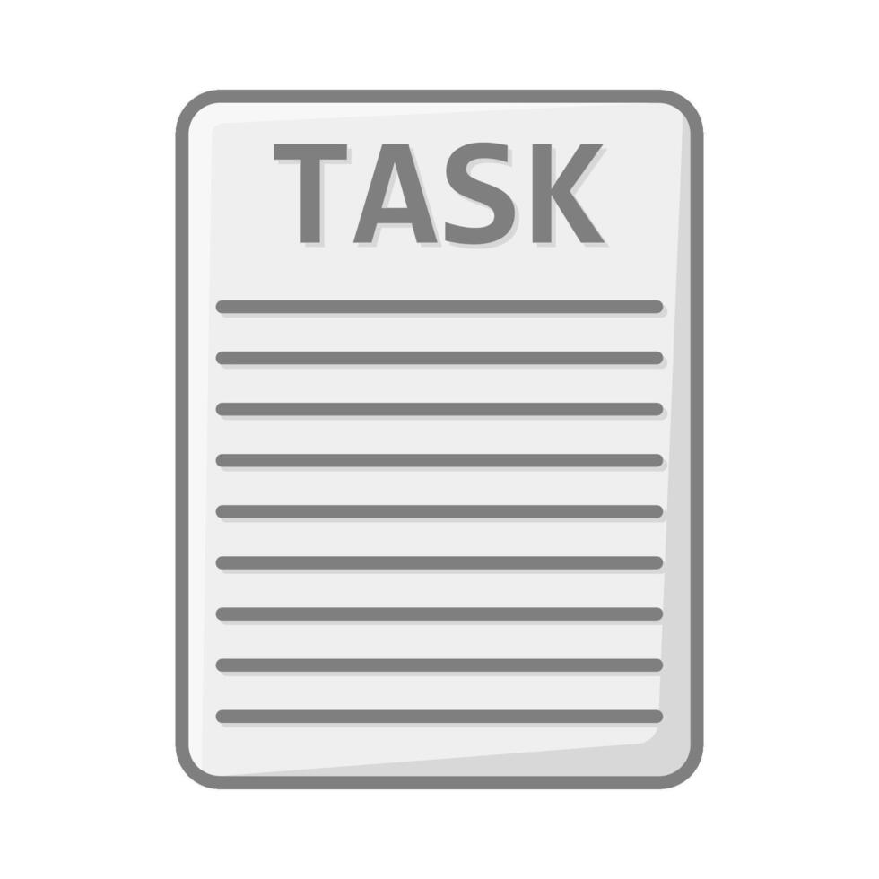 task paper illustration vector