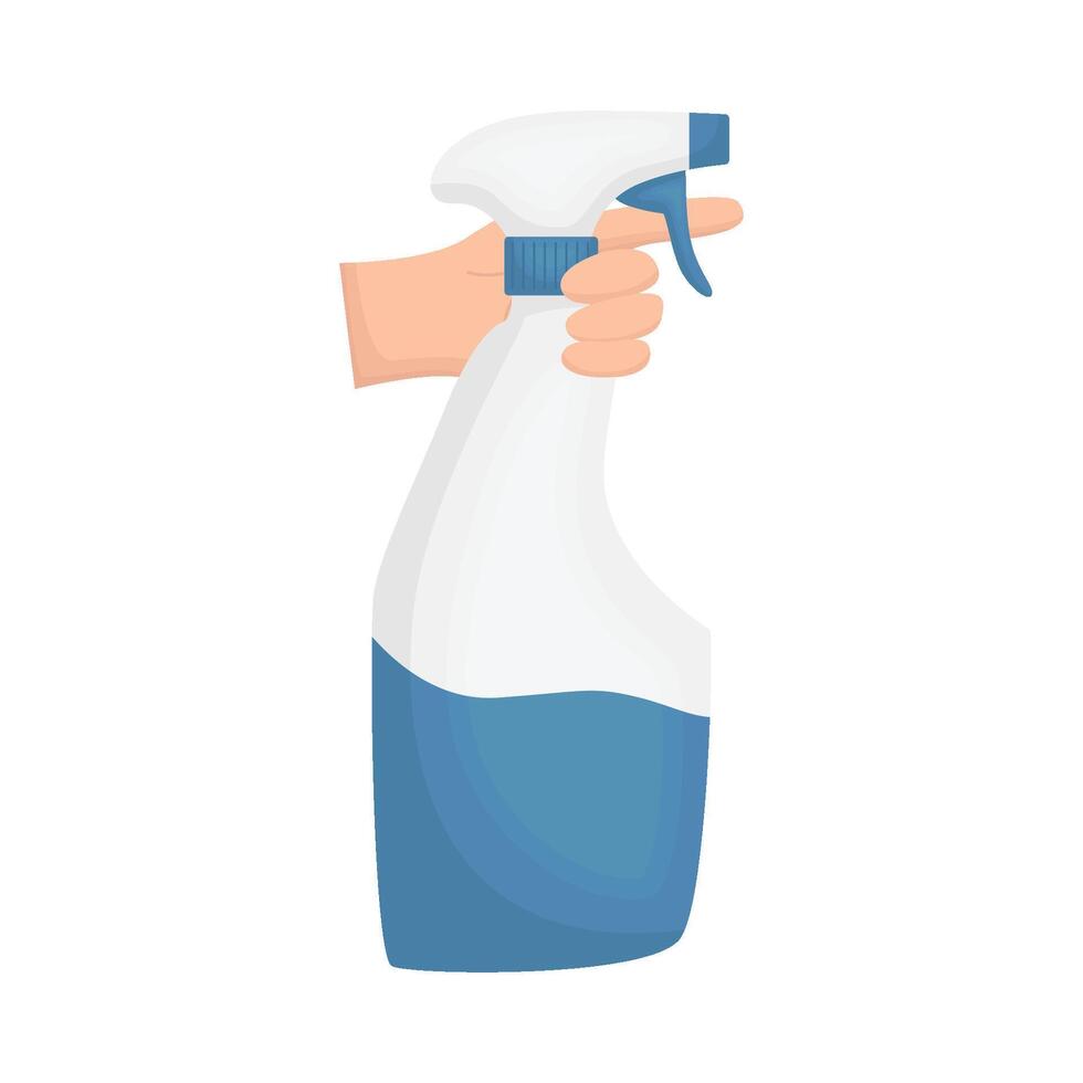 Illustration of spray bottle vector