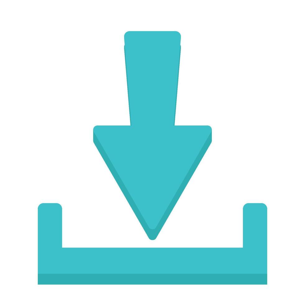 down arrow illustration vector