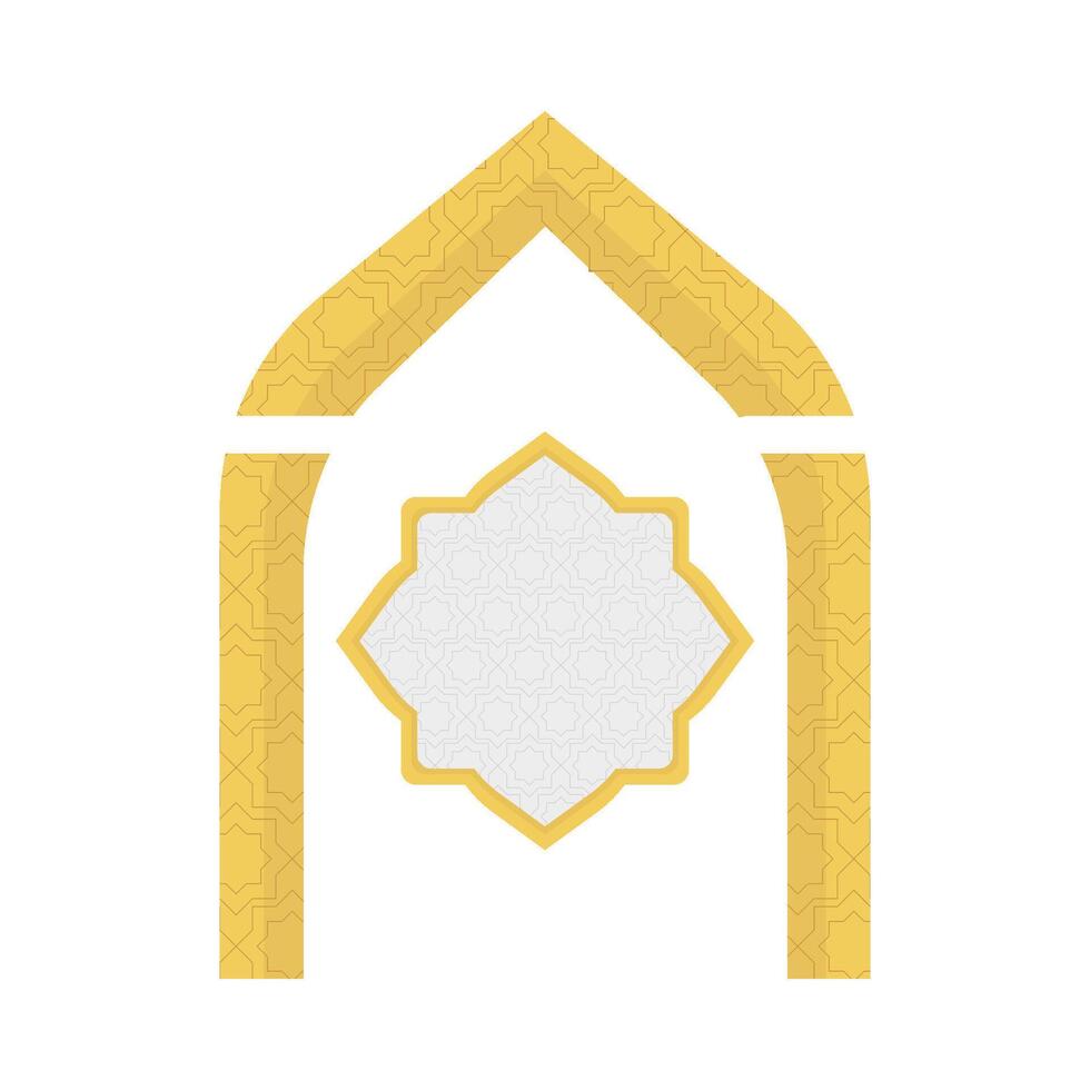 islamic element illustration vector