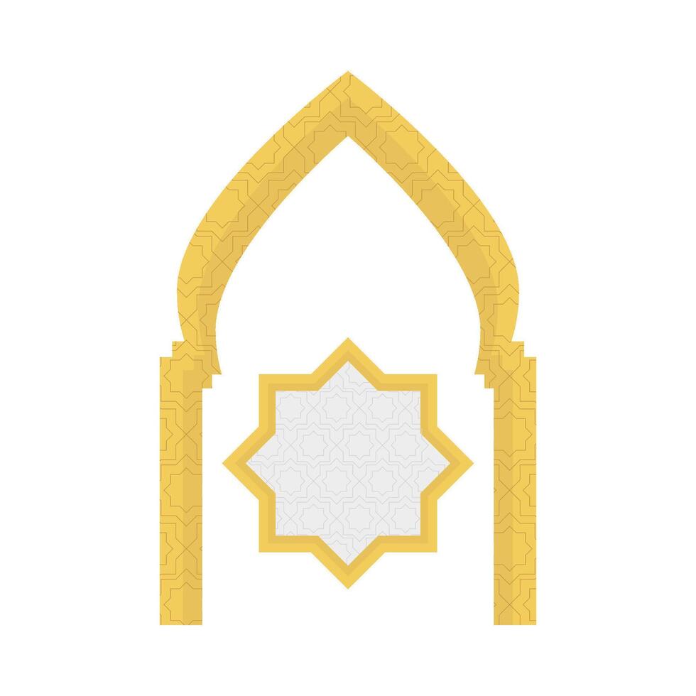 islamic element illustration vector