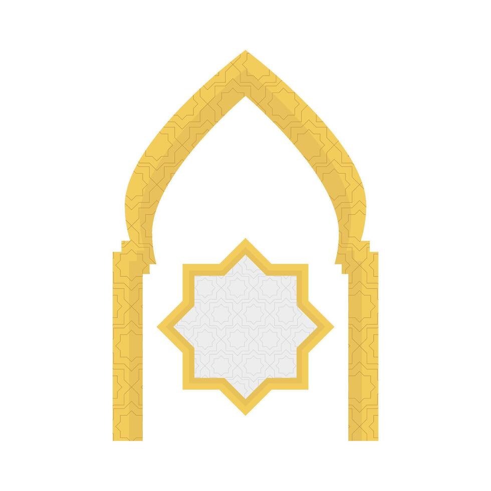 islamic element illustration vector