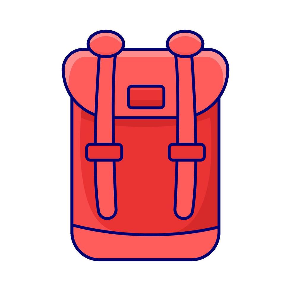 backpack school  illustartion vector