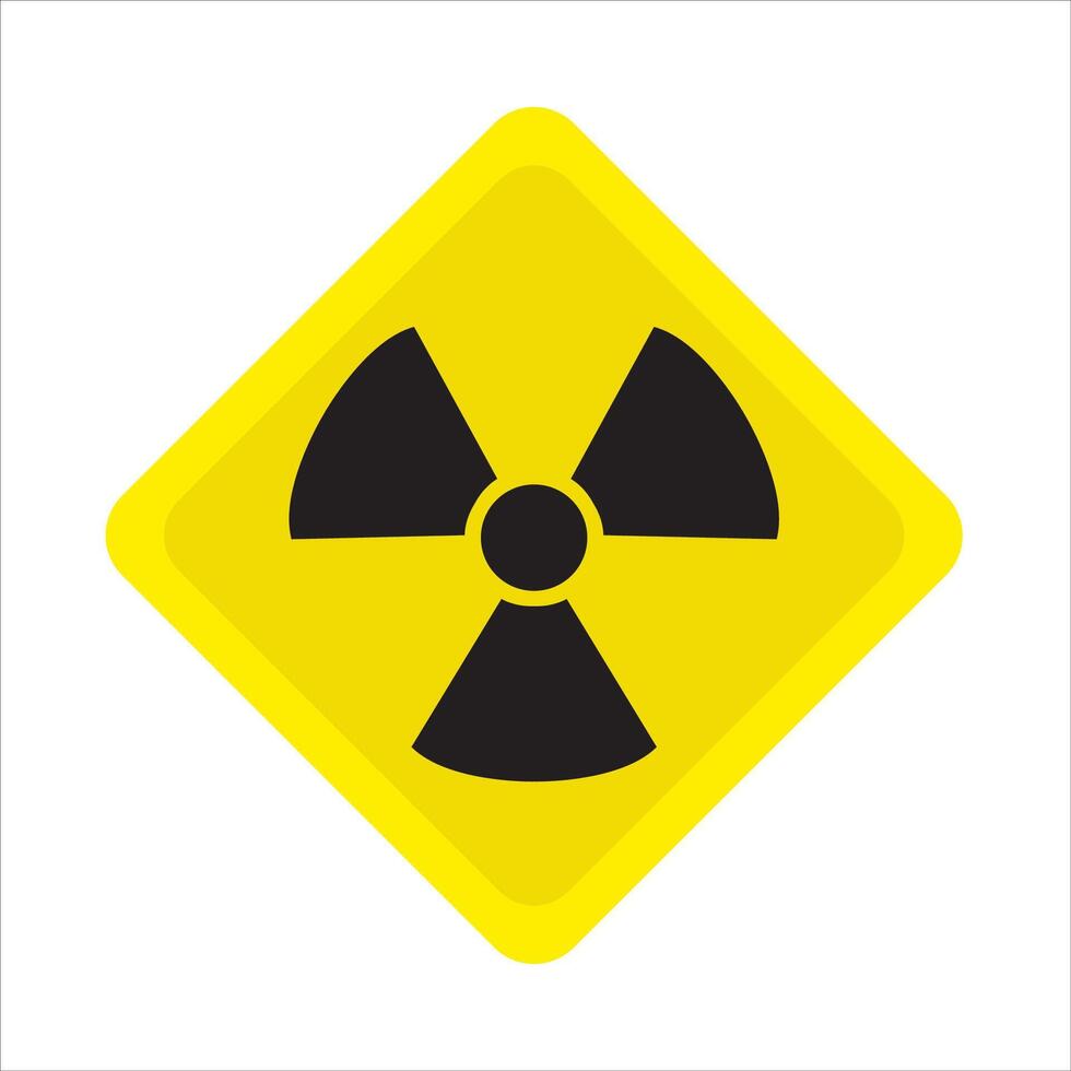 radiation board illustration vector