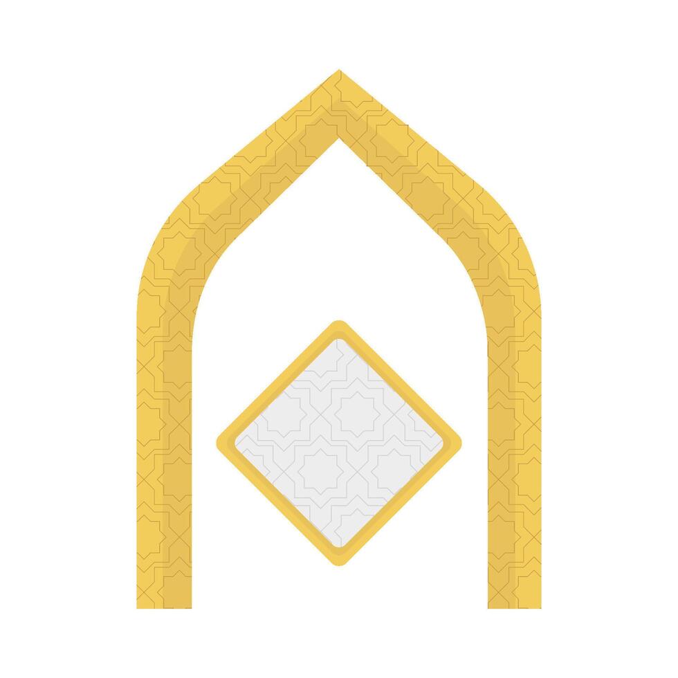 islamic element illustration vector
