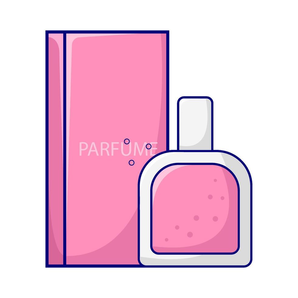 ilustración de perfume vector