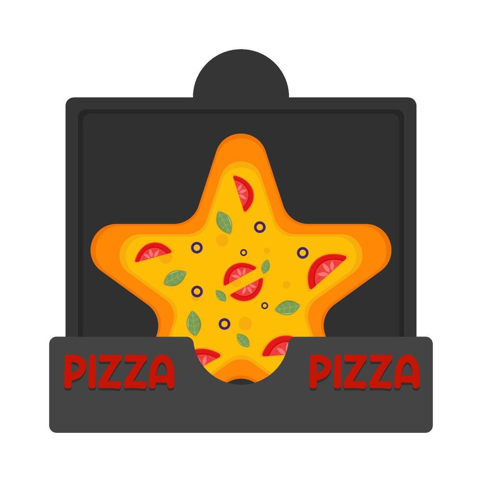Illustration of pizza vector