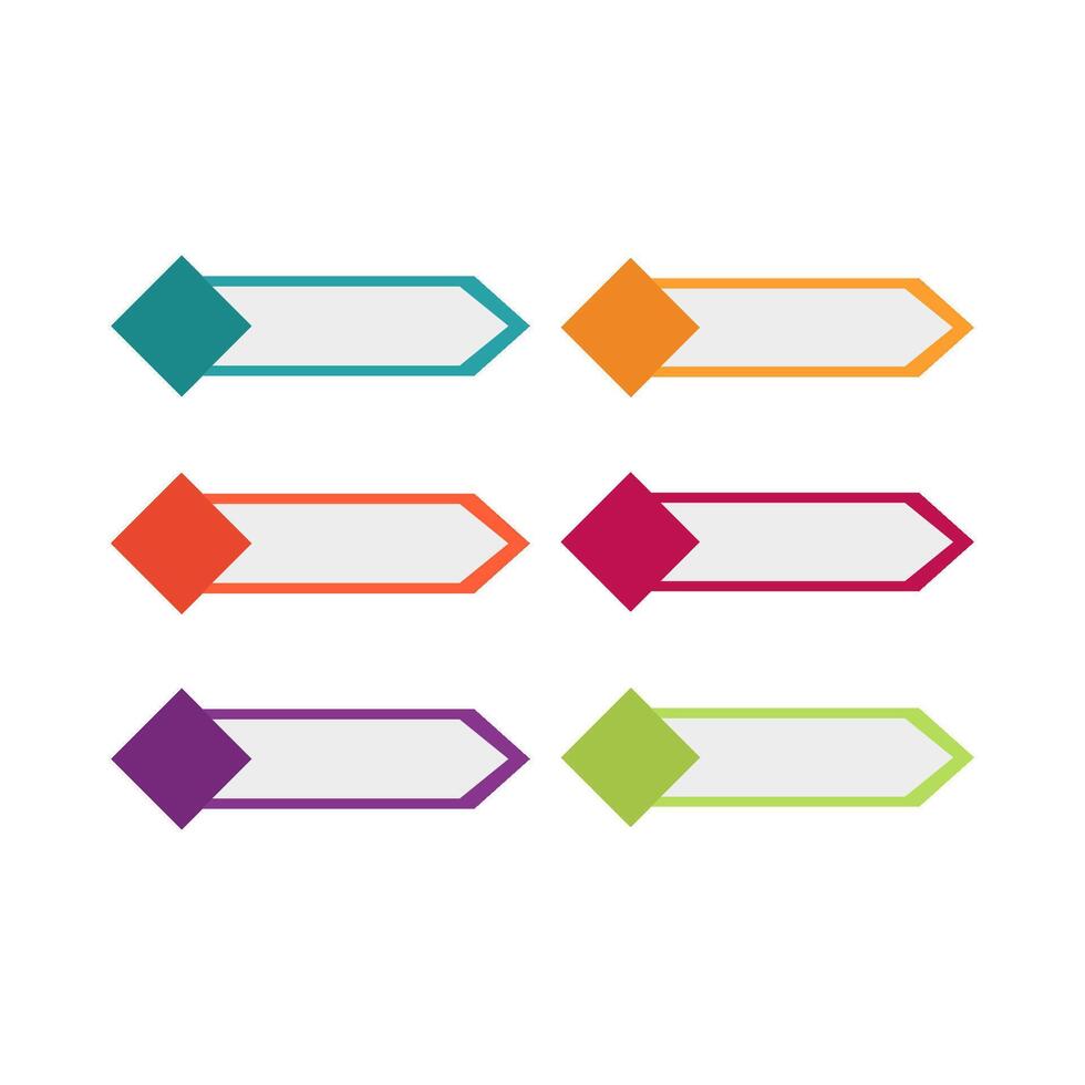 infographic label box illustration vector