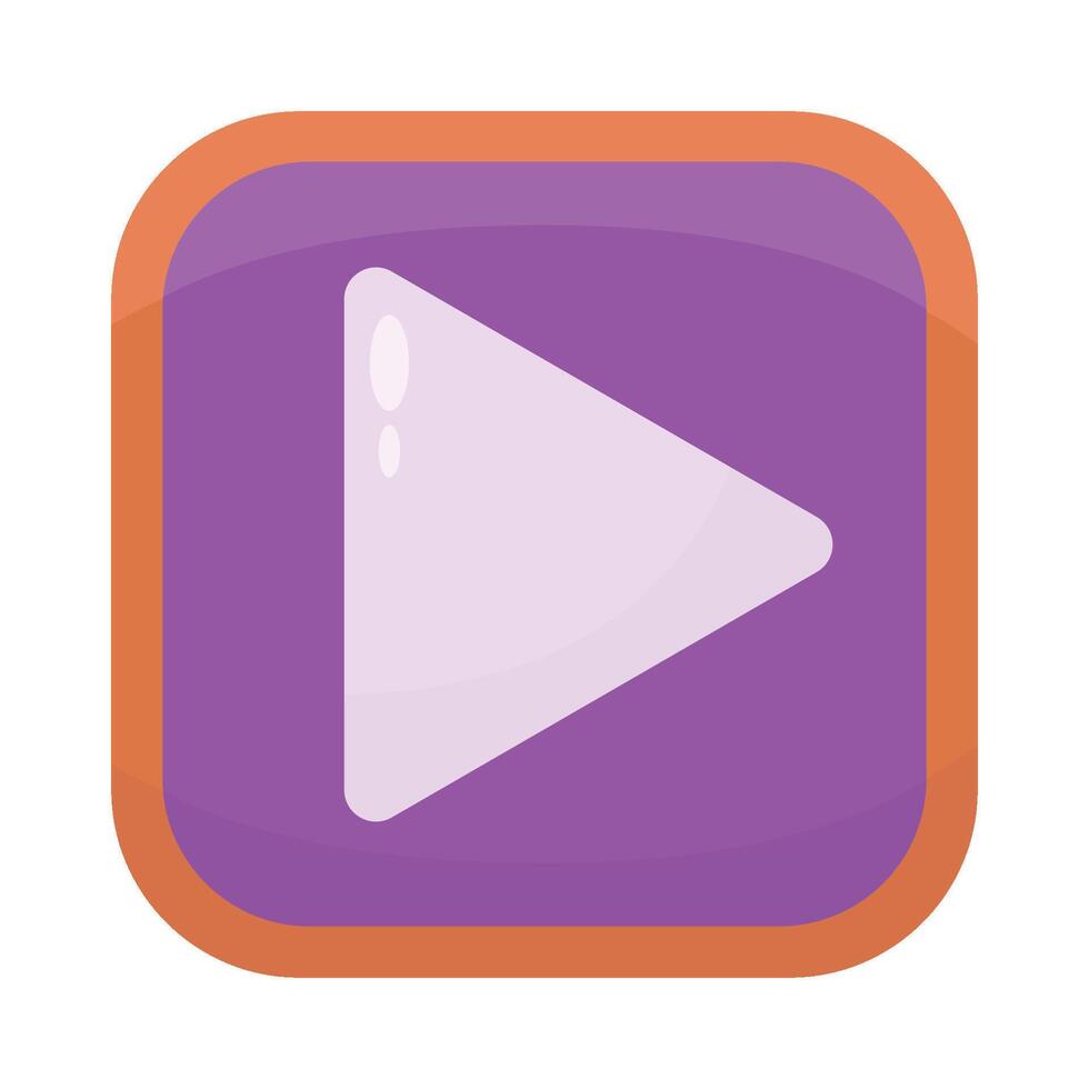 Illustration of play button vector