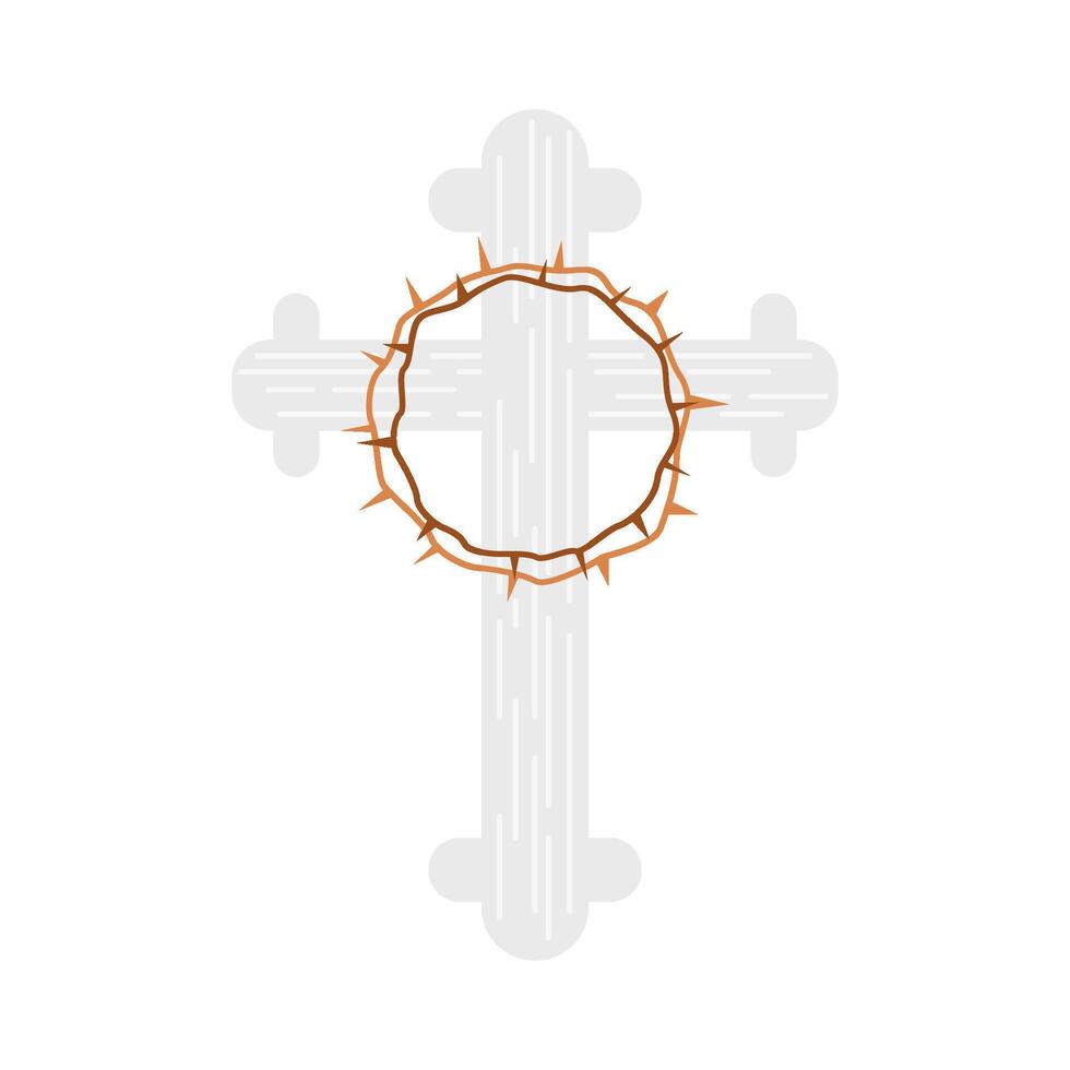 christian cross religious  illustration vector