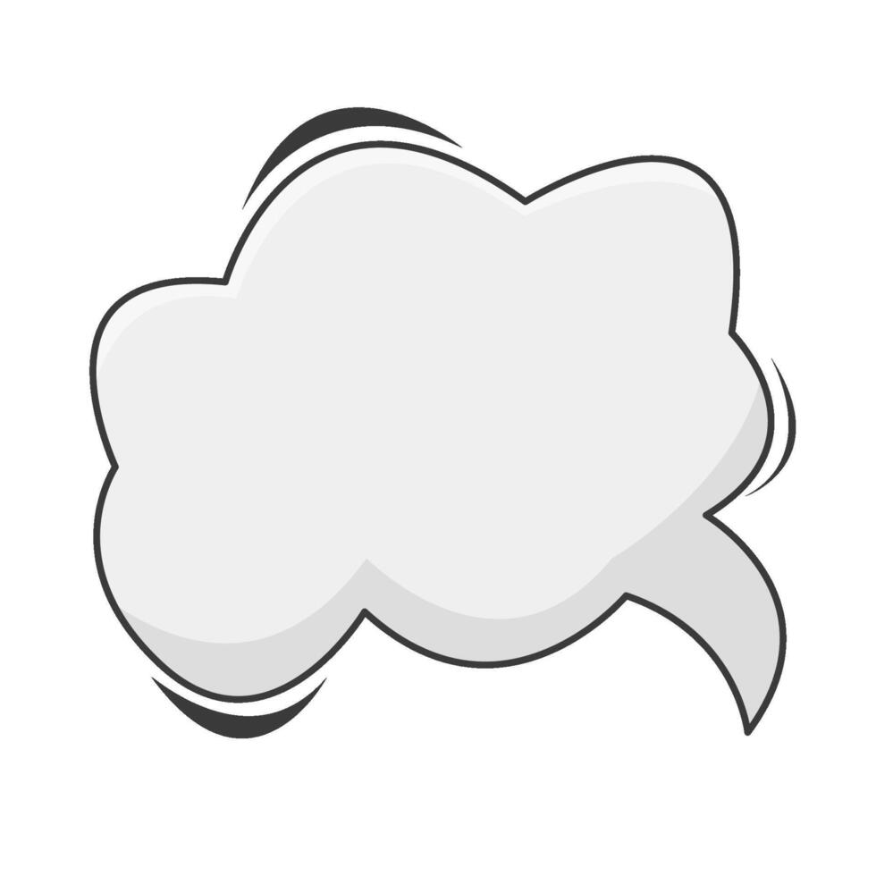 cloud  comic book bubble illustration vector