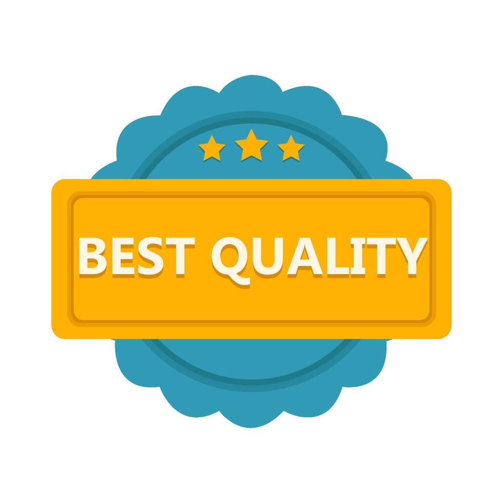 best quality stamp round illustration vector