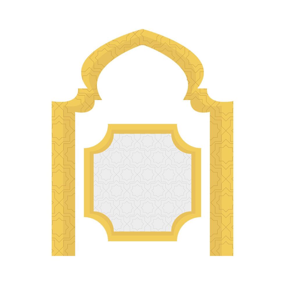 islamic element illustration vector