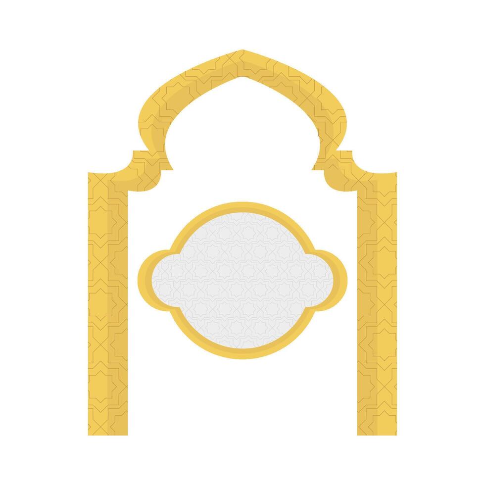 islamic element illustration vector
