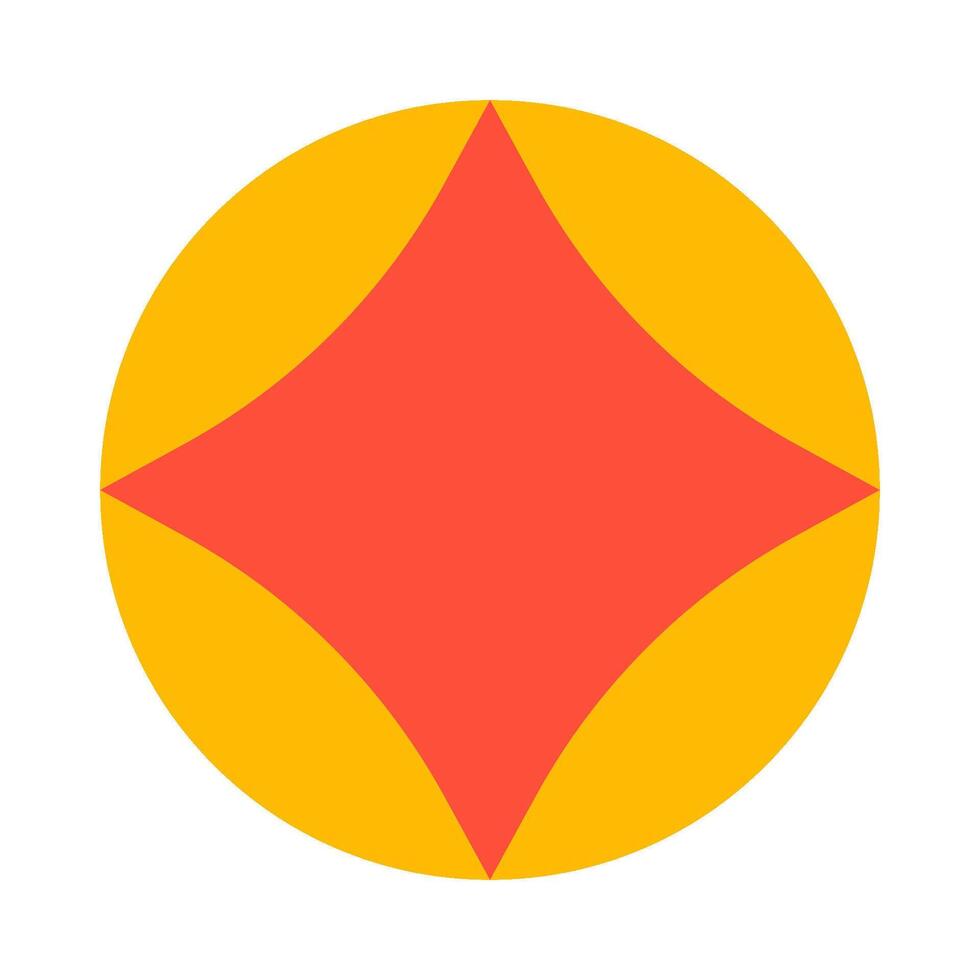 Illustration of geometric shapes vector