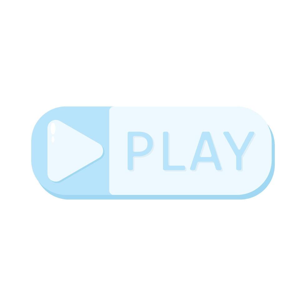 Illustration of play button vector
