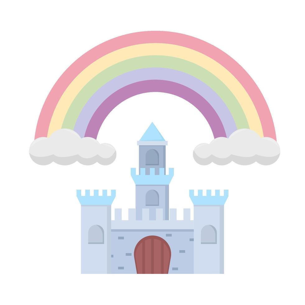 Illustration of castle vector