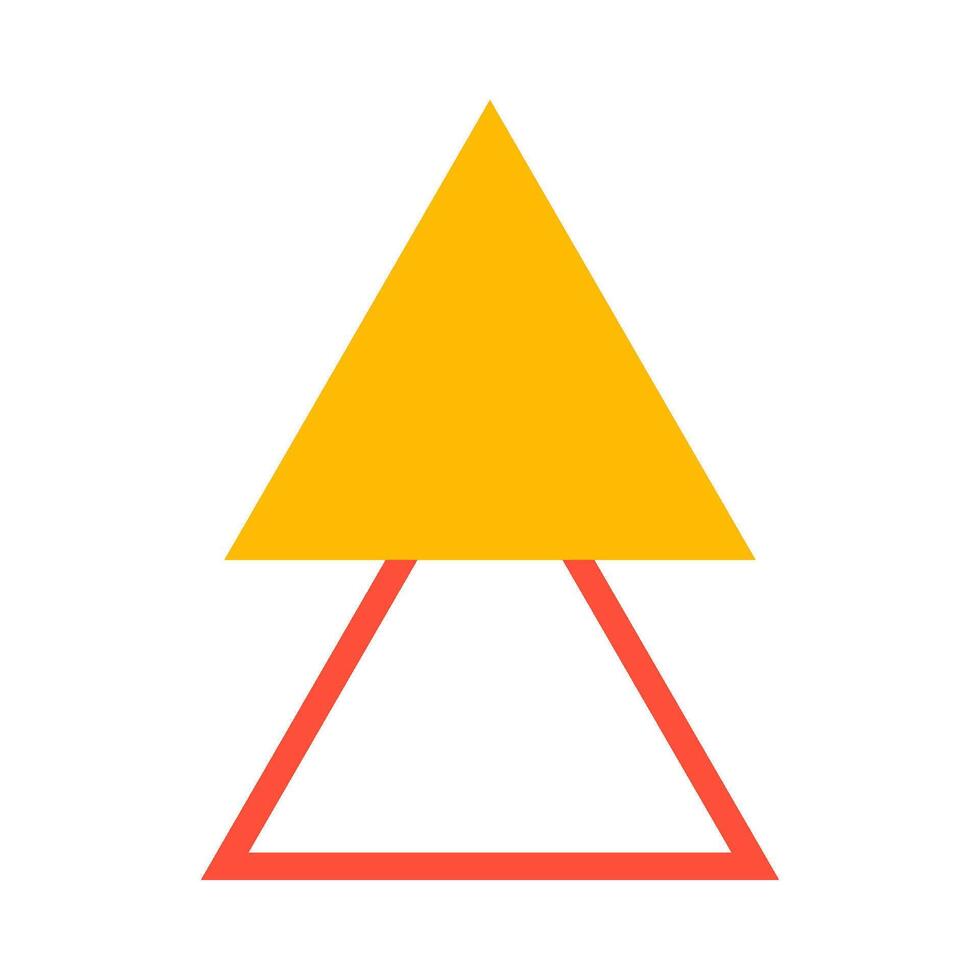 Illustration of geometric shapes vector
