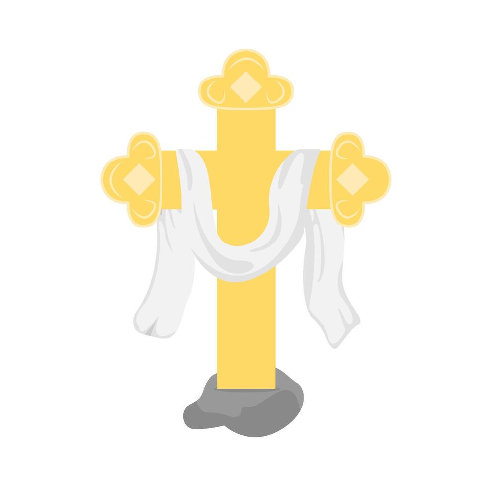 christian cross religious  illustration vector