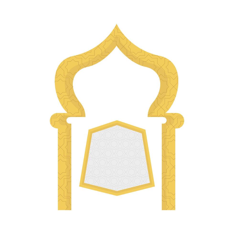 islamic element illustration vector