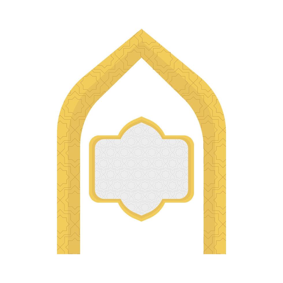 islamic element illustration vector