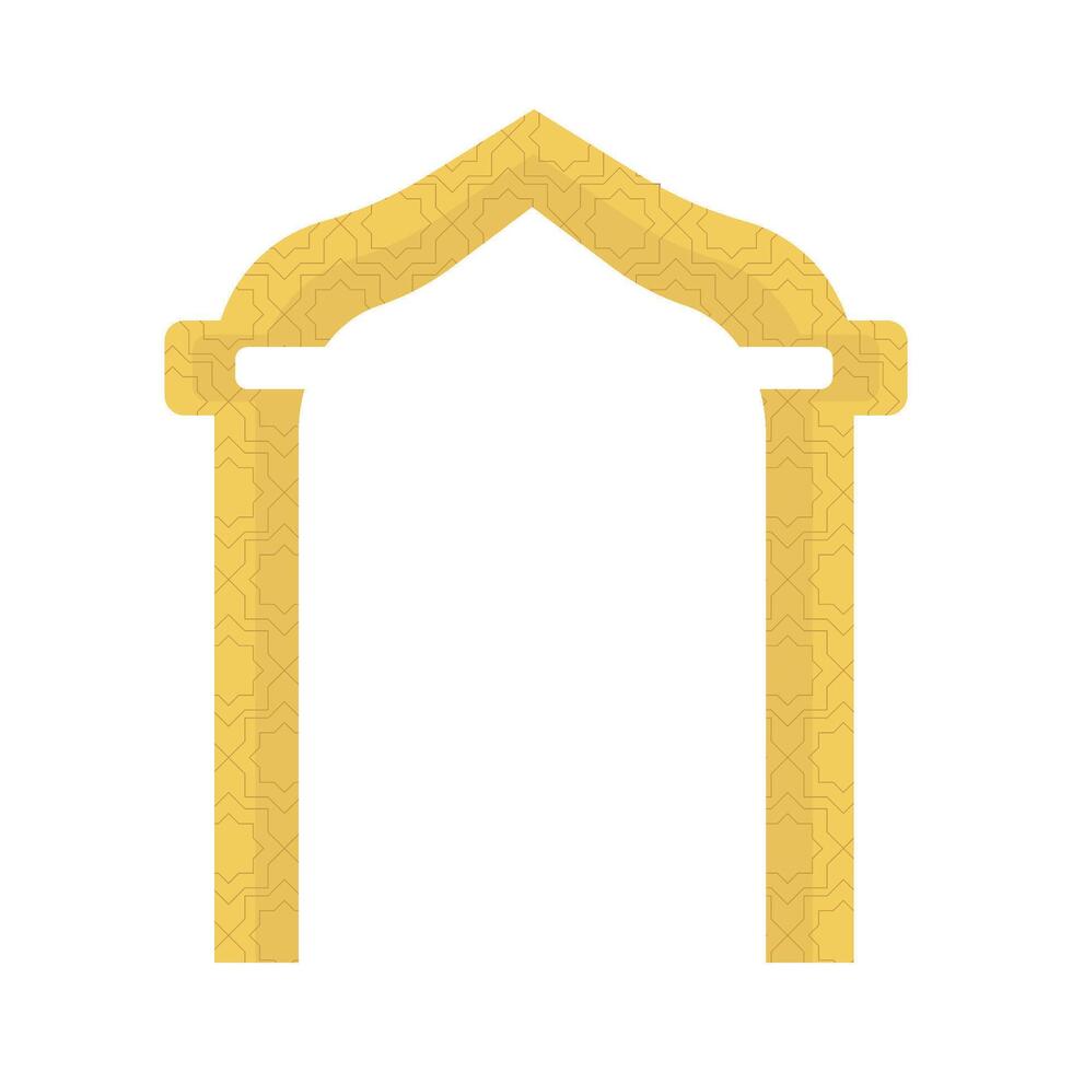 islamic element illustration vector